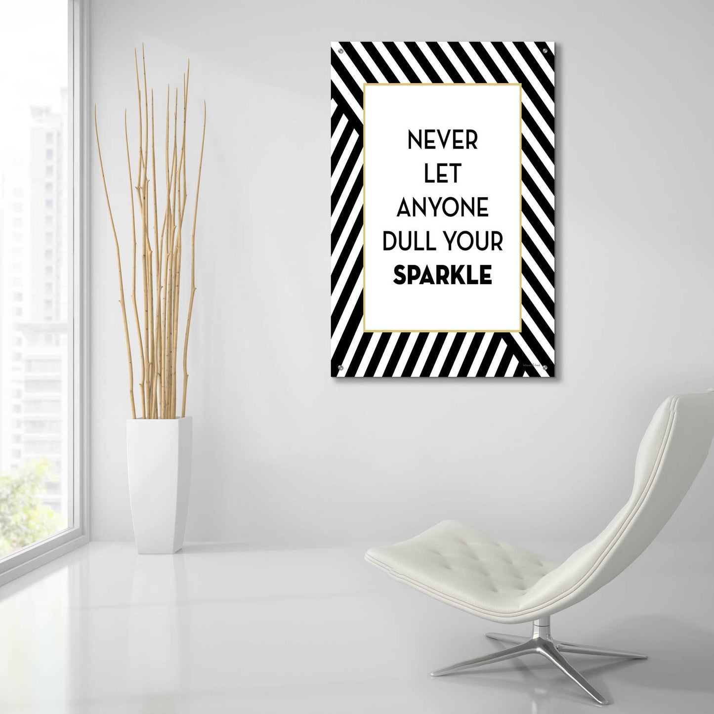 Epic Art 'Your Sparkle' by Lettered & Lined, Acrylic Glass Wall Art,24x36