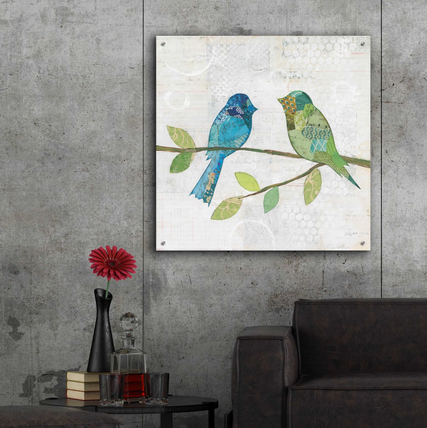 Epic Art 'Catching Up III' by Courtney Prahl, Acrylic Glass Wall Art,36x36