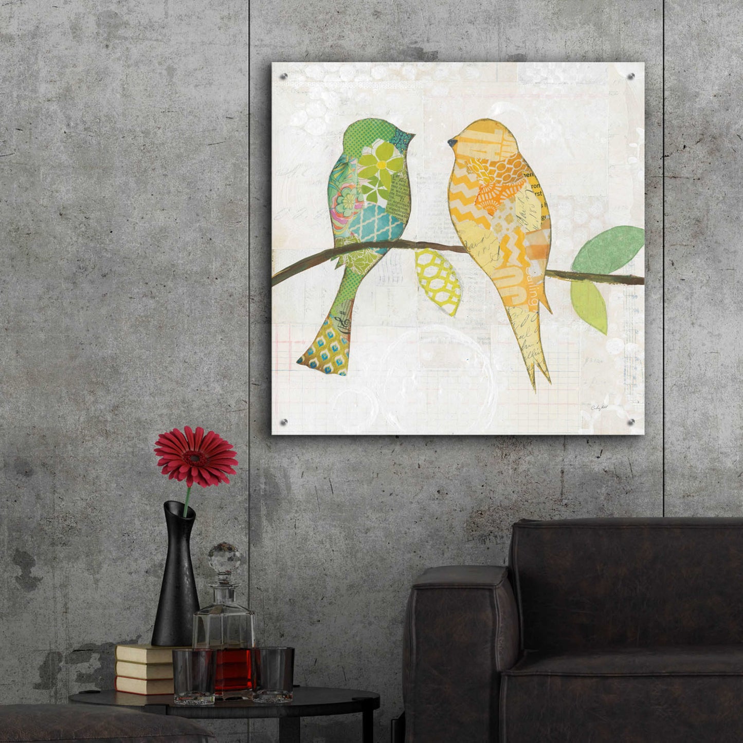Epic Art 'Catching Up IV' by Courtney Prahl, Acrylic Glass Wall Art,36x36