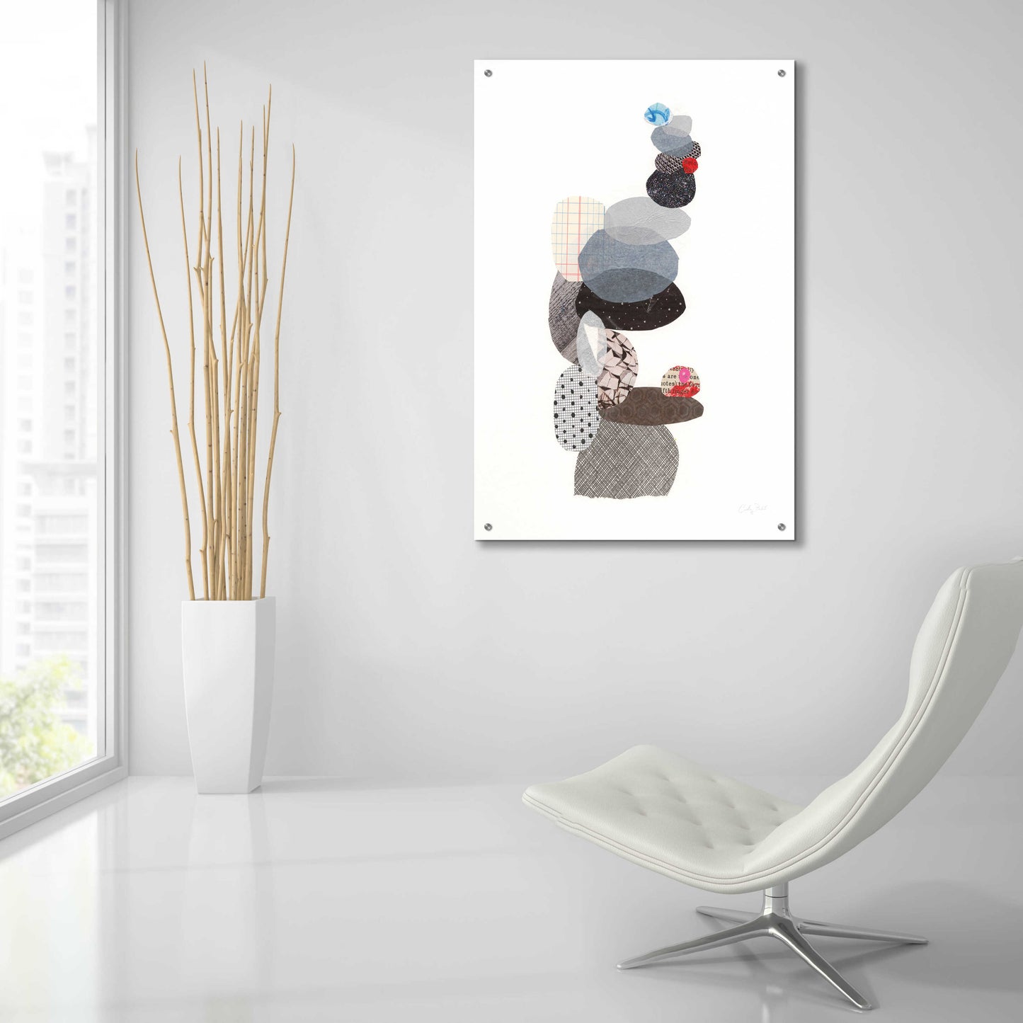Epic Art 'Whimsy II' by Courtney Prahl, Acrylic Glass Wall Art,24x36