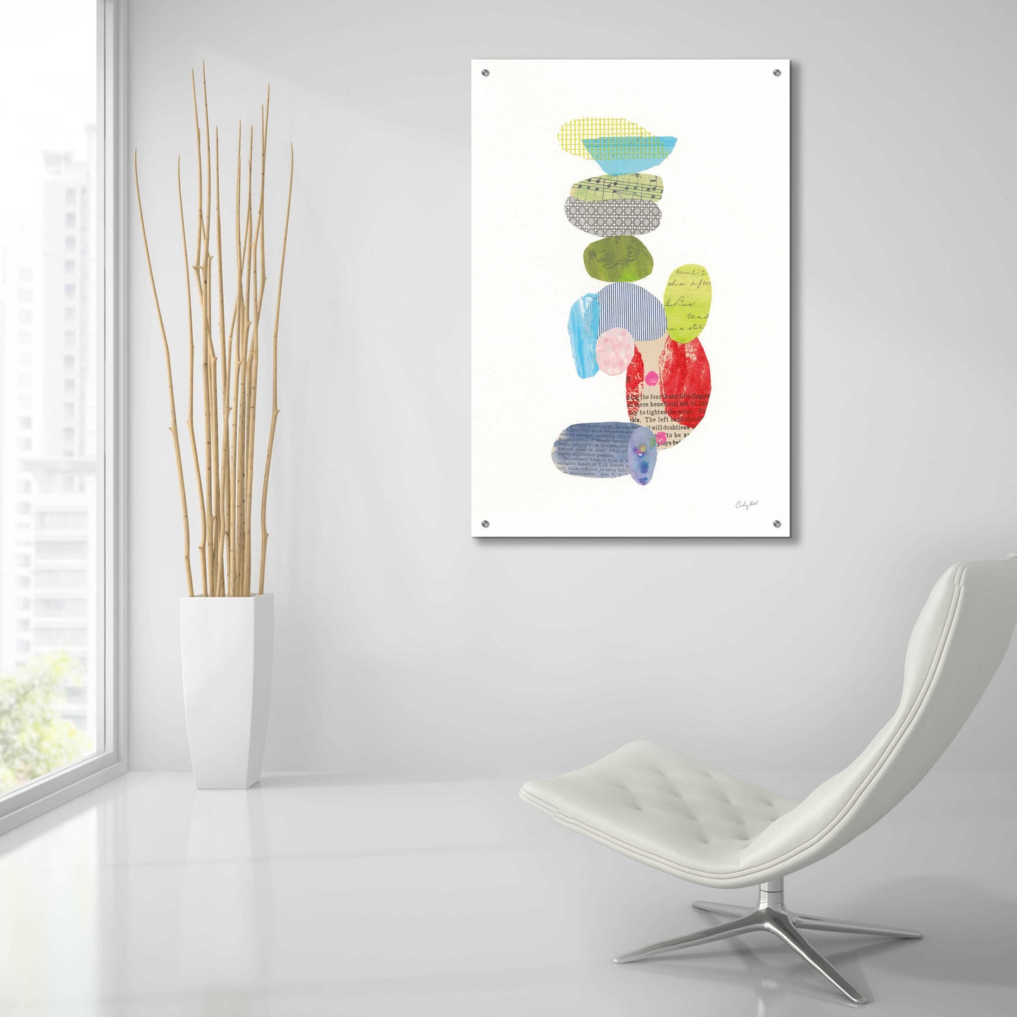 Epic Art 'Whimsy III v2' by Courtney Prahl, Acrylic Glass Wall Art,24x36