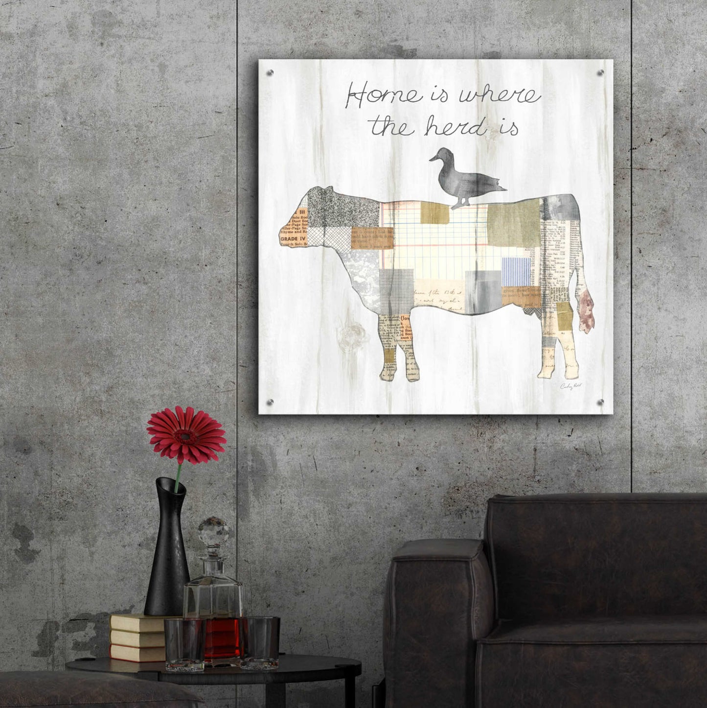 Epic Art 'Farm Family VI' by Courtney Prahl, Acrylic Glass Wall Art,36x36