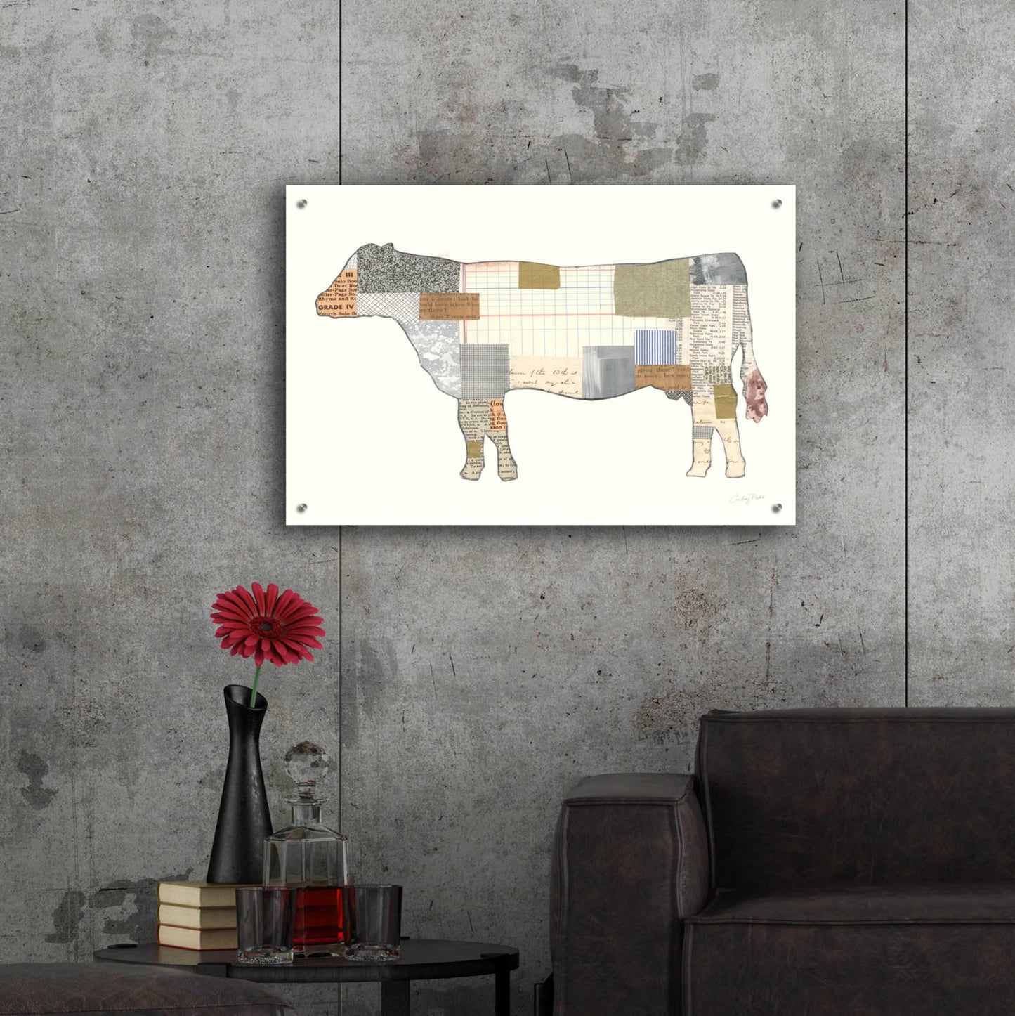 Epic Art 'Farm Sweet Farm Element II by Courtney Prahl, Acrylic Glass Wall Art,36x24