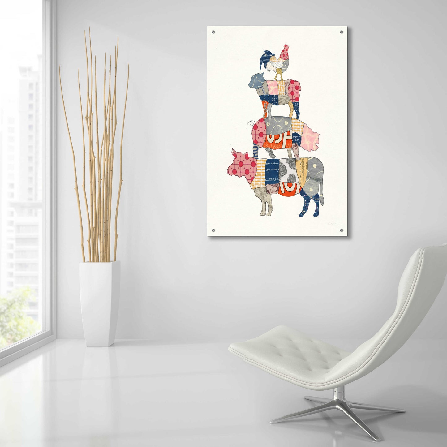 Epic Art 'From the Butcher V by Courtney Prahl, Acrylic Glass Wall Art,24x36