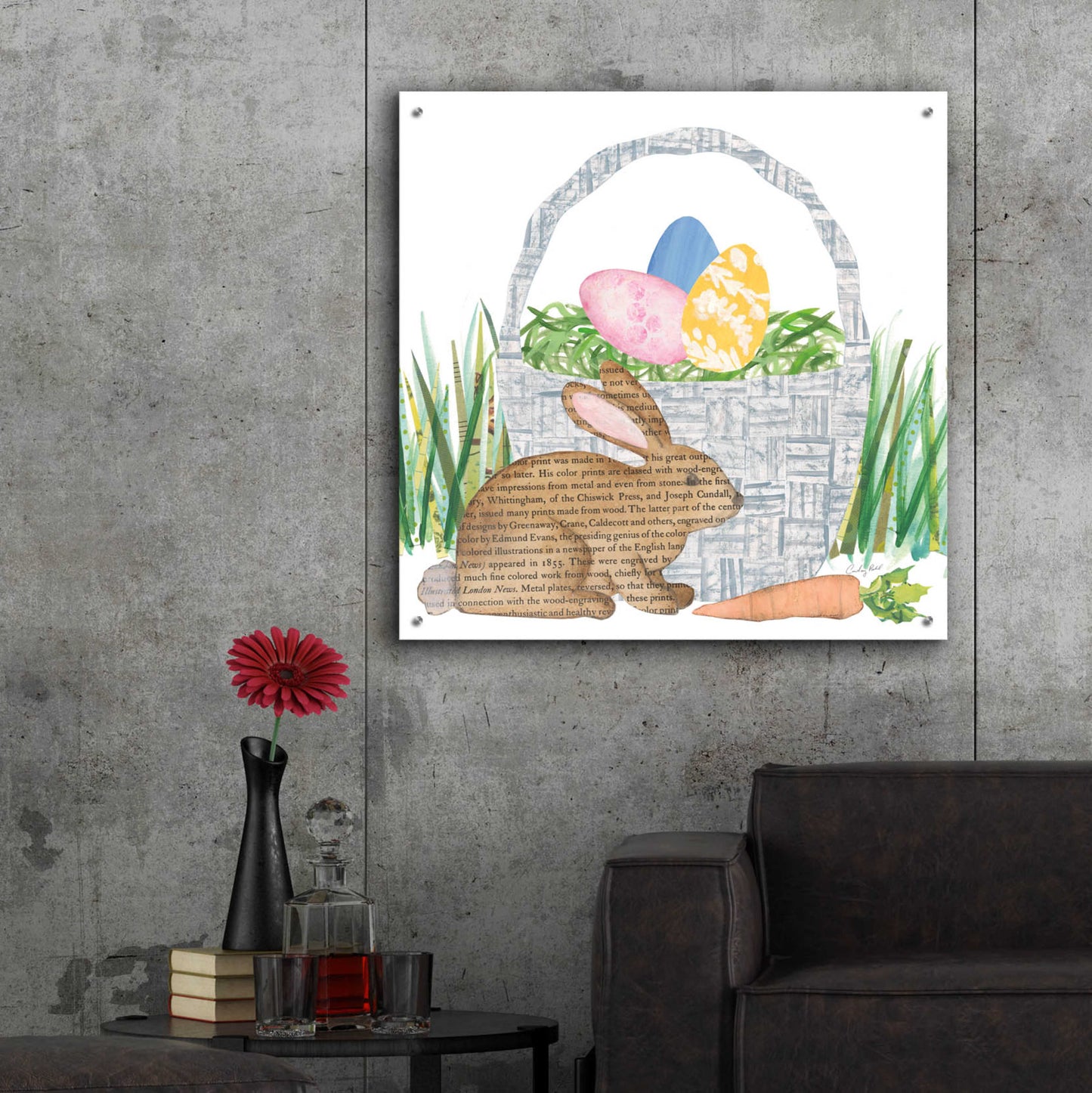 Epic Art 'Spring Has Sprung V by Courtney Prahl, Acrylic Glass Wall Art,36x36