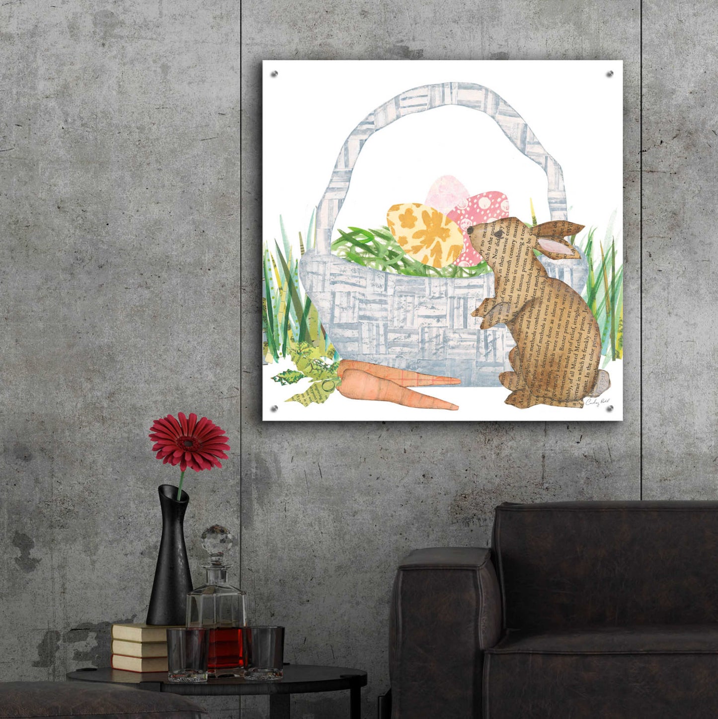 Epic Art 'Spring Has Sprung VI by Courtney Prahl, Acrylic Glass Wall Art,36x36