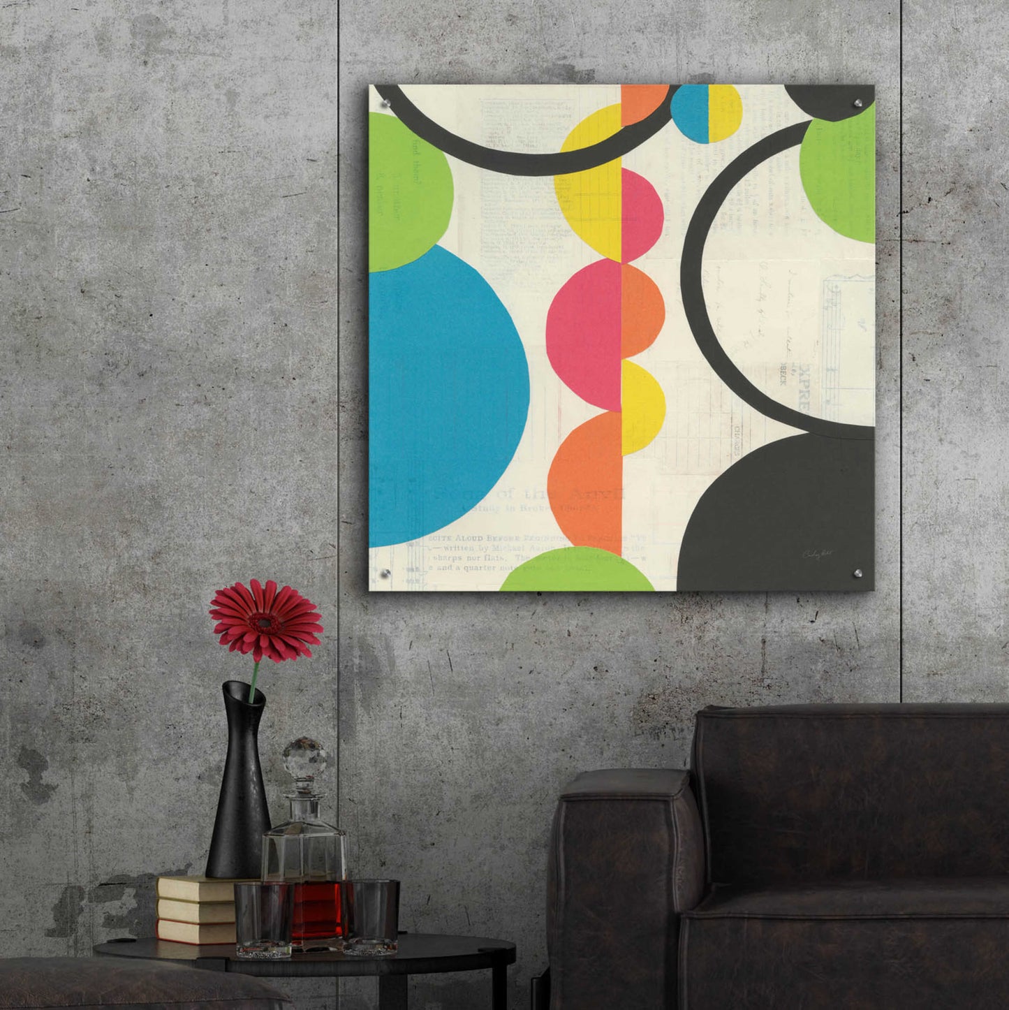 Epic Art 'Roundabout I by Courtney Prahl, Acrylic Glass Wall Art,36x36