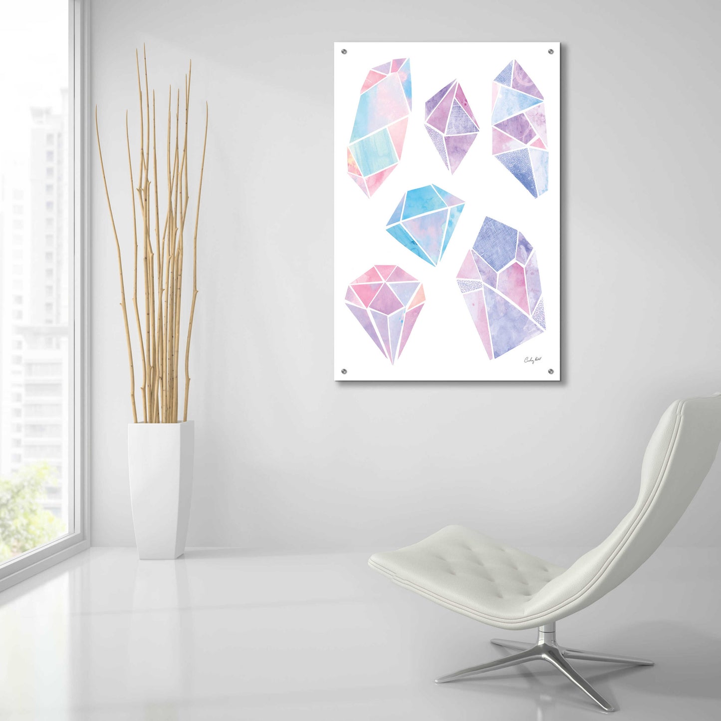 Epic Art 'Shine I by Courtney Prahl, Acrylic Glass Wall Art,24x36