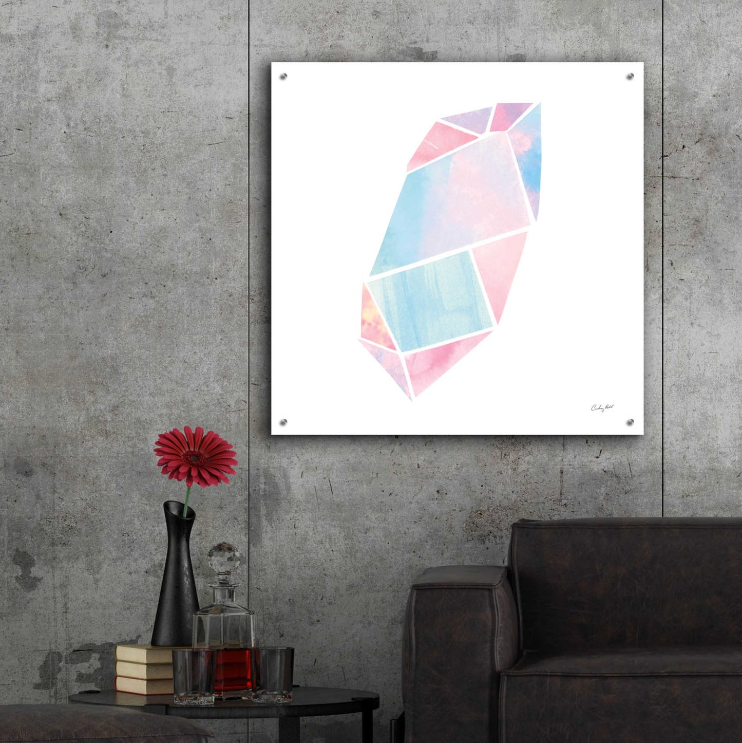 Epic Art 'Shine II by Courtney Prahl, Acrylic Glass Wall Art,36x36