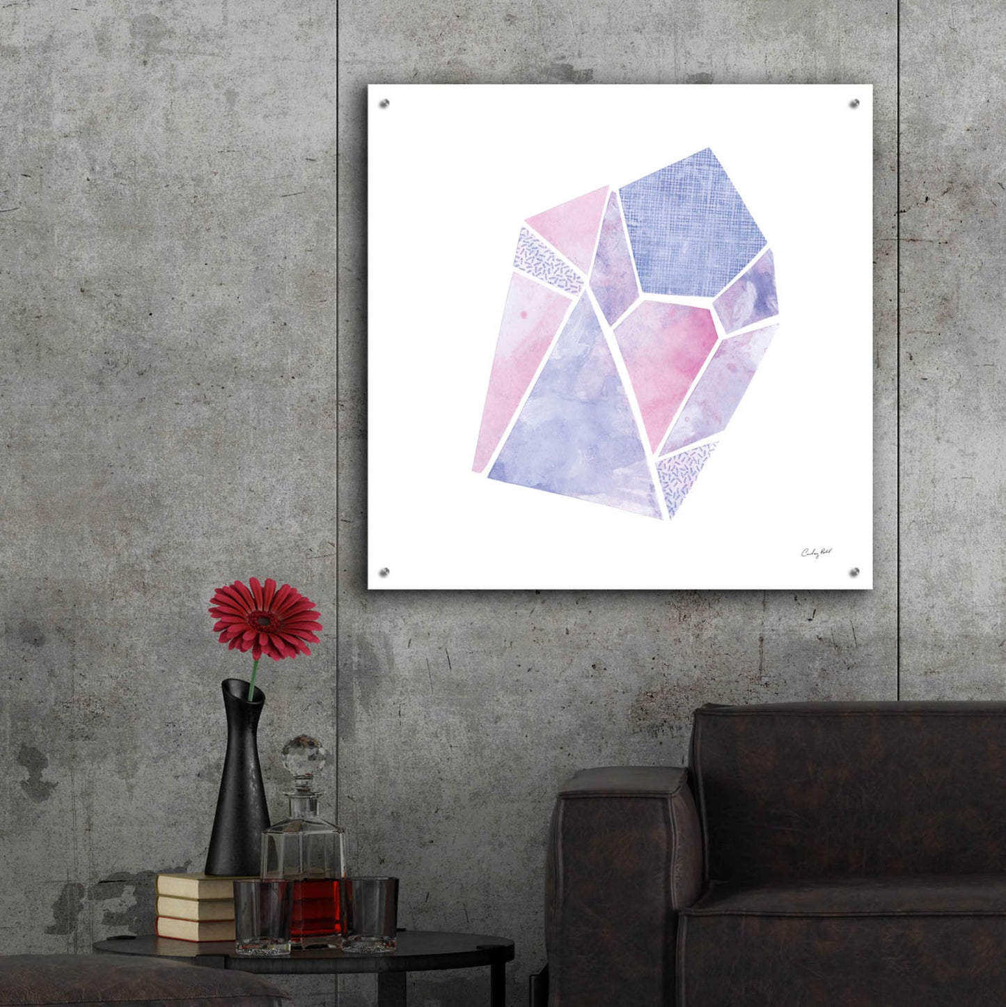 Epic Art 'Shine IV by Courtney Prahl, Acrylic Glass Wall Art,36x36