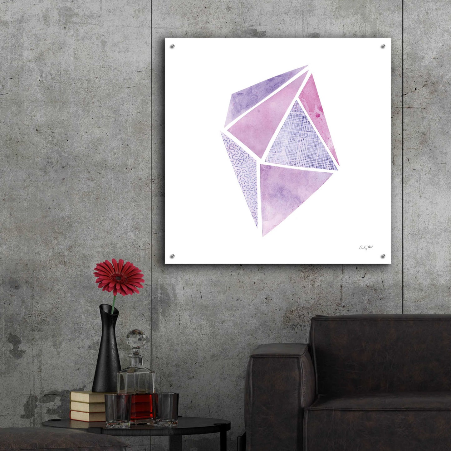 Epic Art 'Shine VI by Courtney Prahl, Acrylic Glass Wall Art,36x36
