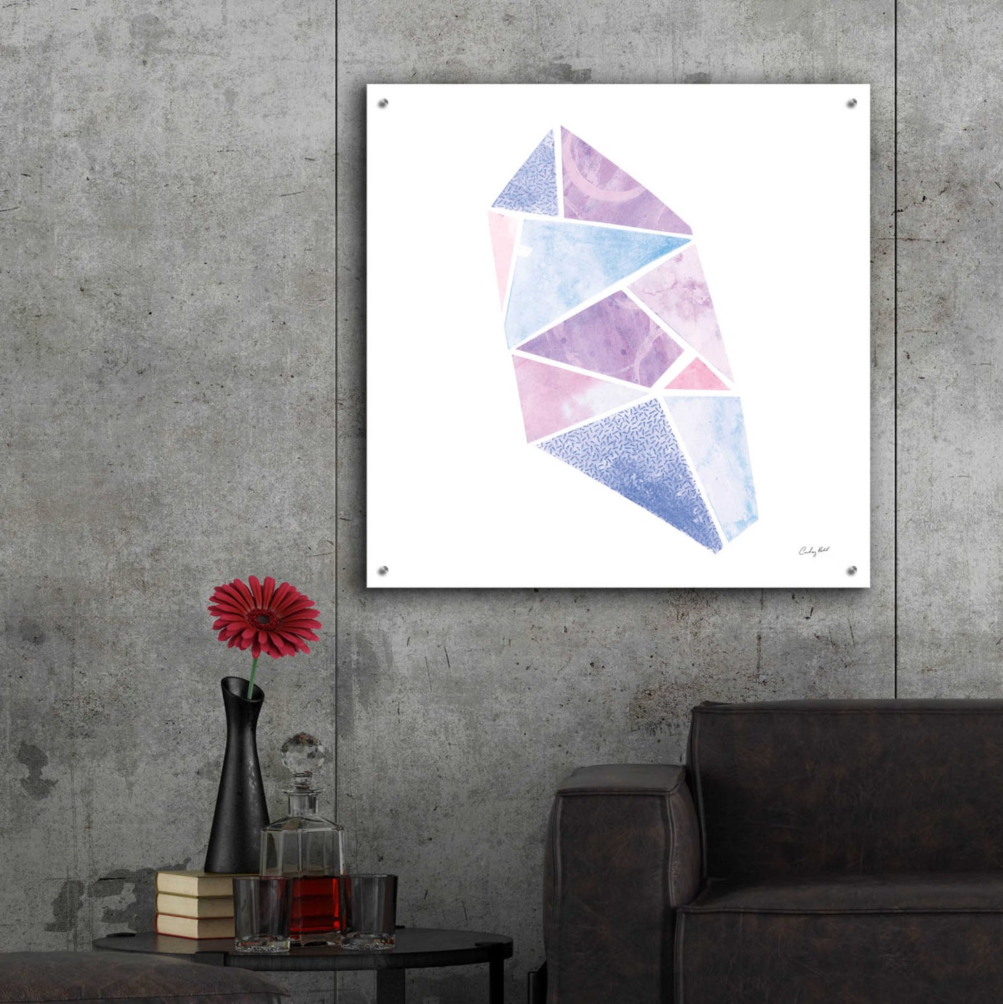 Epic Art 'Shine VII by Courtney Prahl, Acrylic Glass Wall Art,36x36