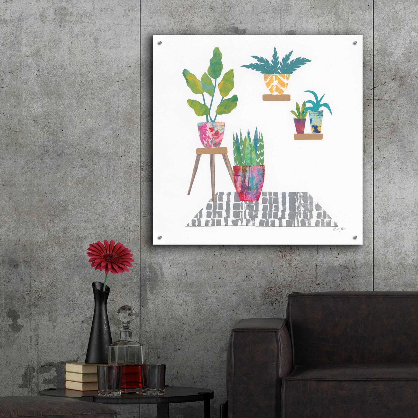 Epic Art 'Namaste V by Courtney Prahl, Acrylic Glass Wall Art,36x36