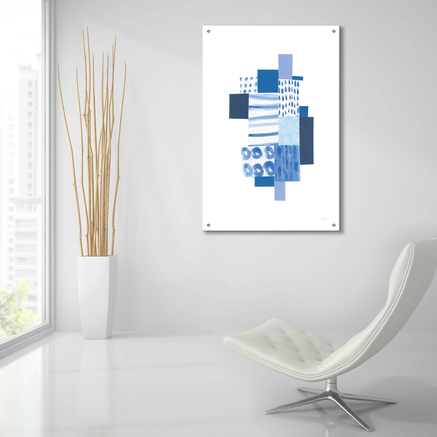 Epic Art 'Build Me Up II by Courtney Prahl, Acrylic Glass Wall Art,24x36