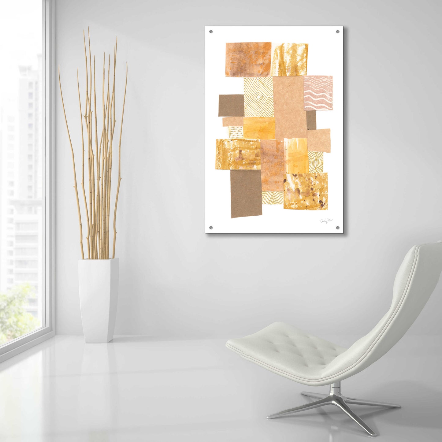 Epic Art 'Building Blocks I by Courtney Prahl, Acrylic Glass Wall Art,24x36