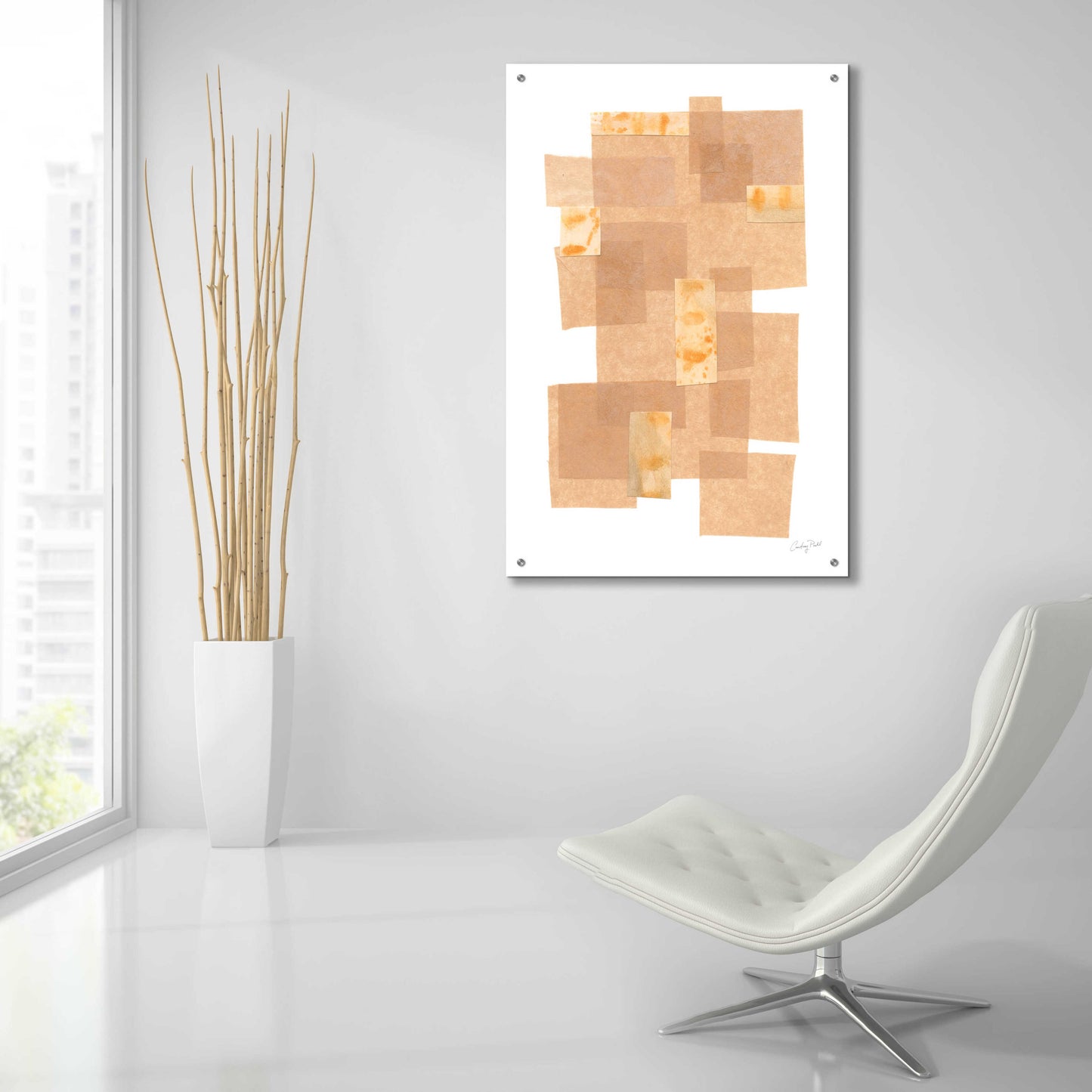 Epic Art 'Building Blocks III by Courtney Prahl, Acrylic Glass Wall Art,24x36