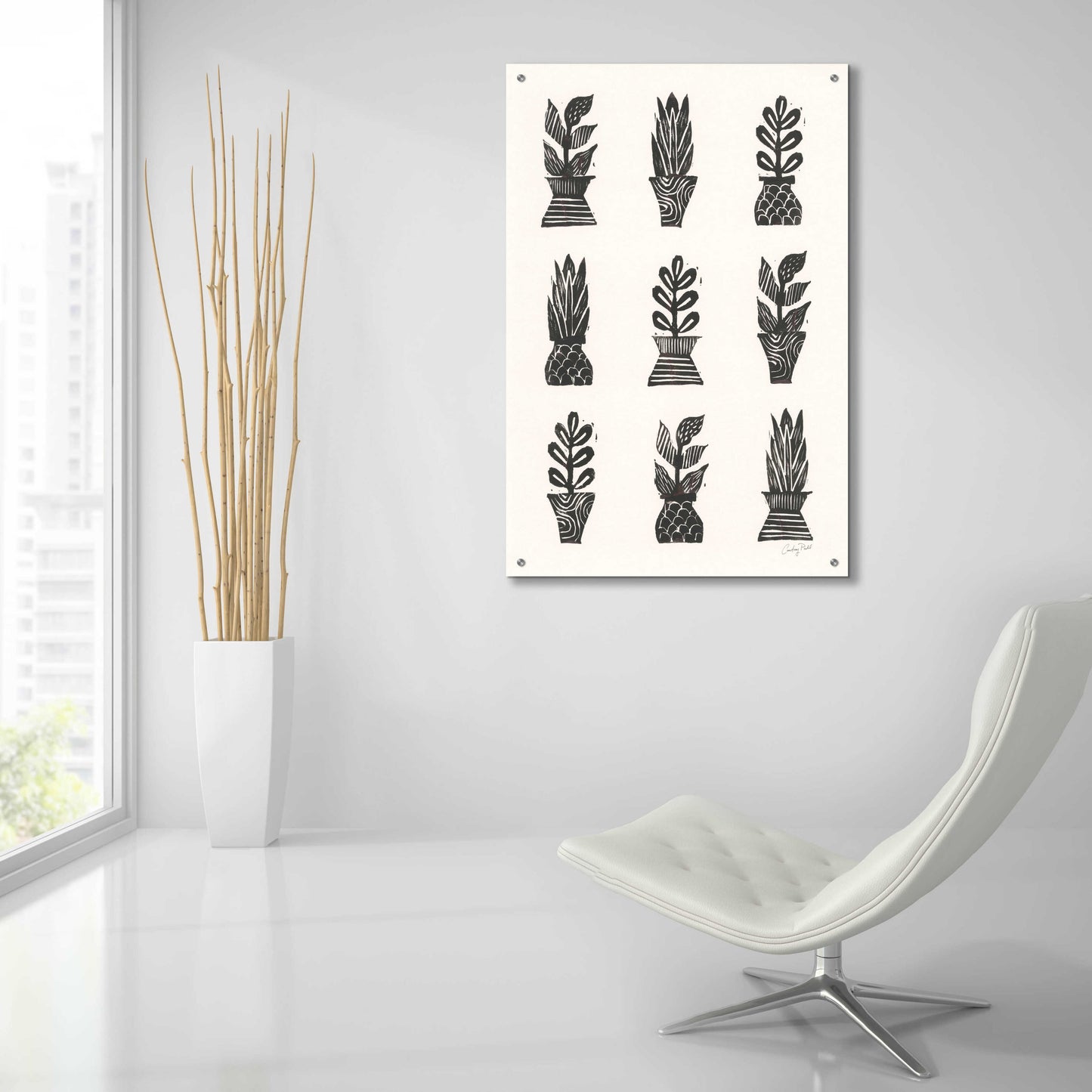 Epic Art 'Planted by Courtney Prahl, Acrylic Glass Wall Art,24x36