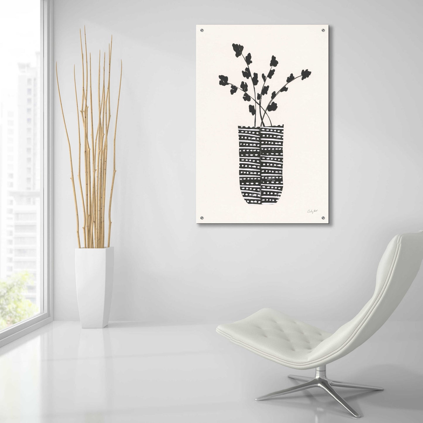 Epic Art 'Shadow Vessel I by Courtney Prahl, Acrylic Glass Wall Art,24x36