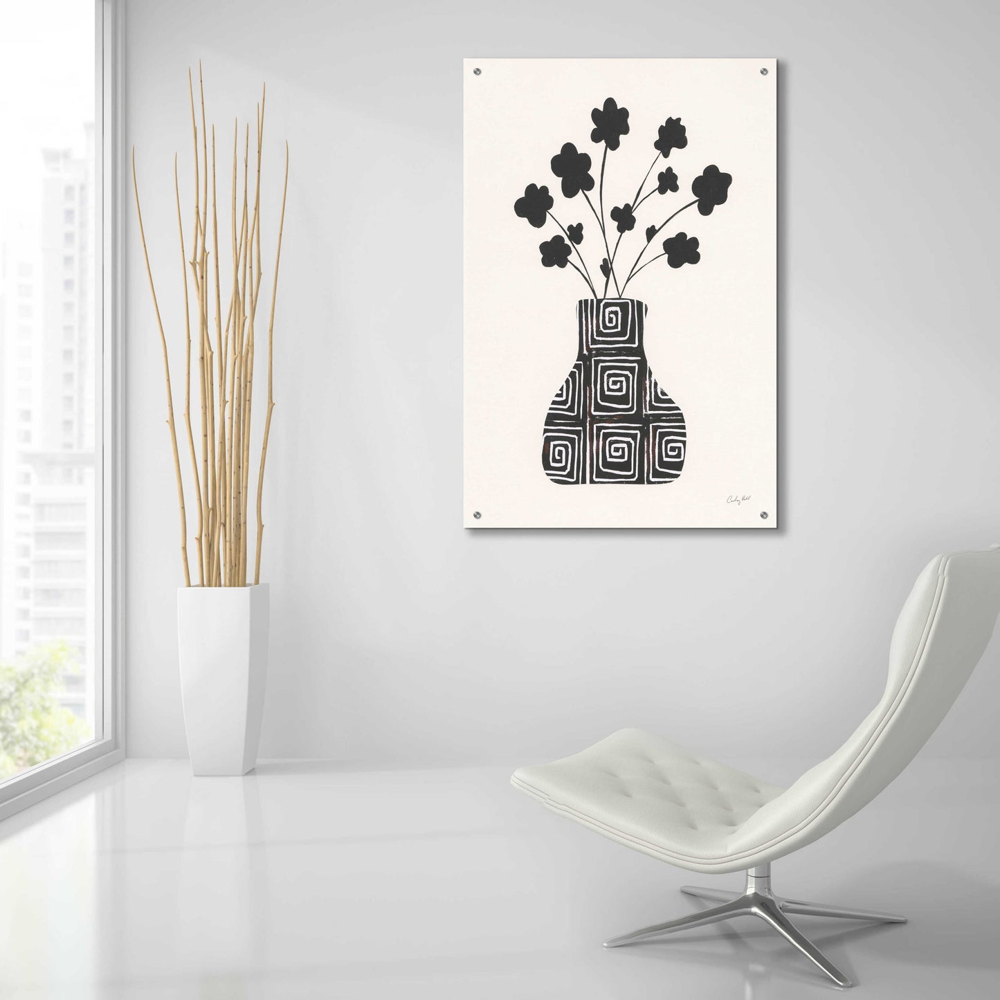 Epic Art 'Shadow Vessel II by Courtney Prahl, Acrylic Glass Wall Art,24x36