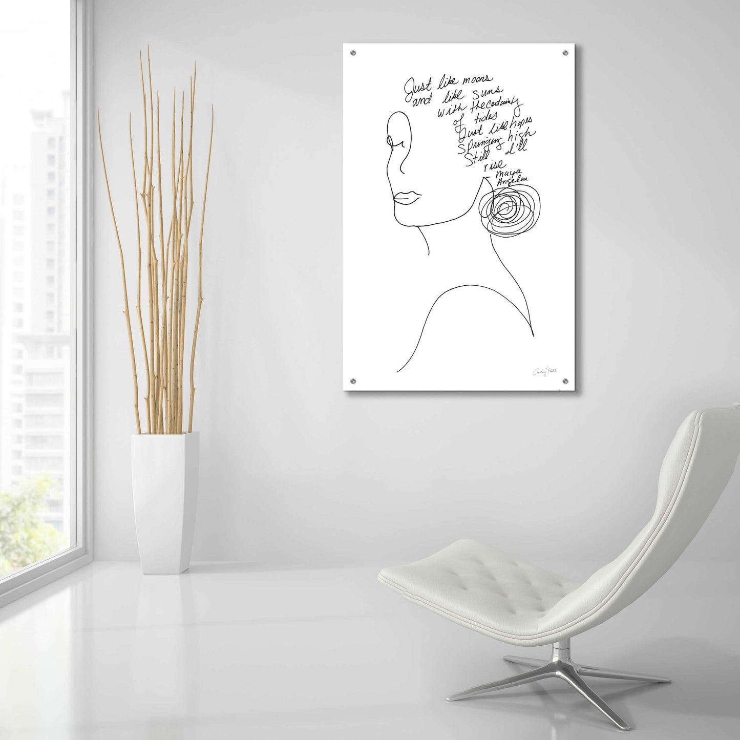 Epic Art 'Still I Will Rise by Courtney Prahl, Acrylic Glass Wall Art,24x36