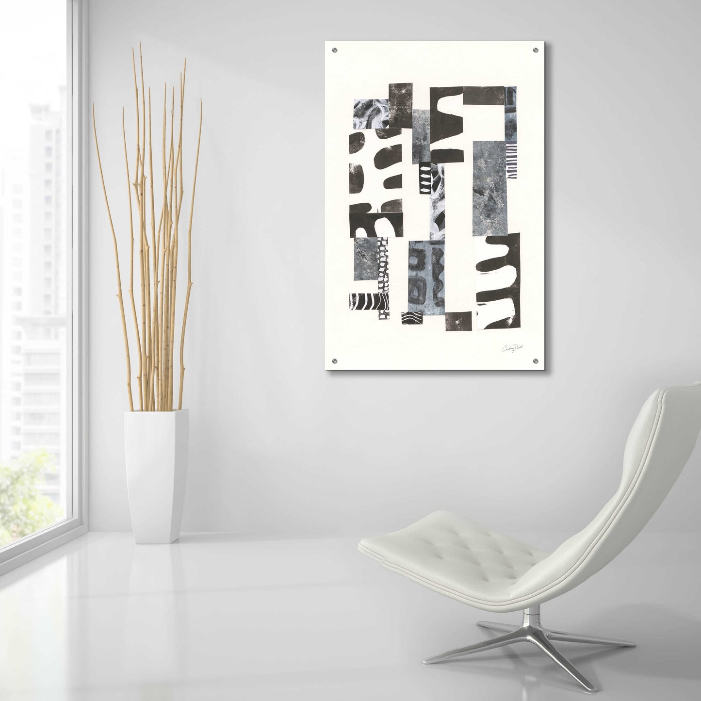 Epic Art 'Overlap II by Courtney Prahl, Acrylic Glass Wall Art,24x36