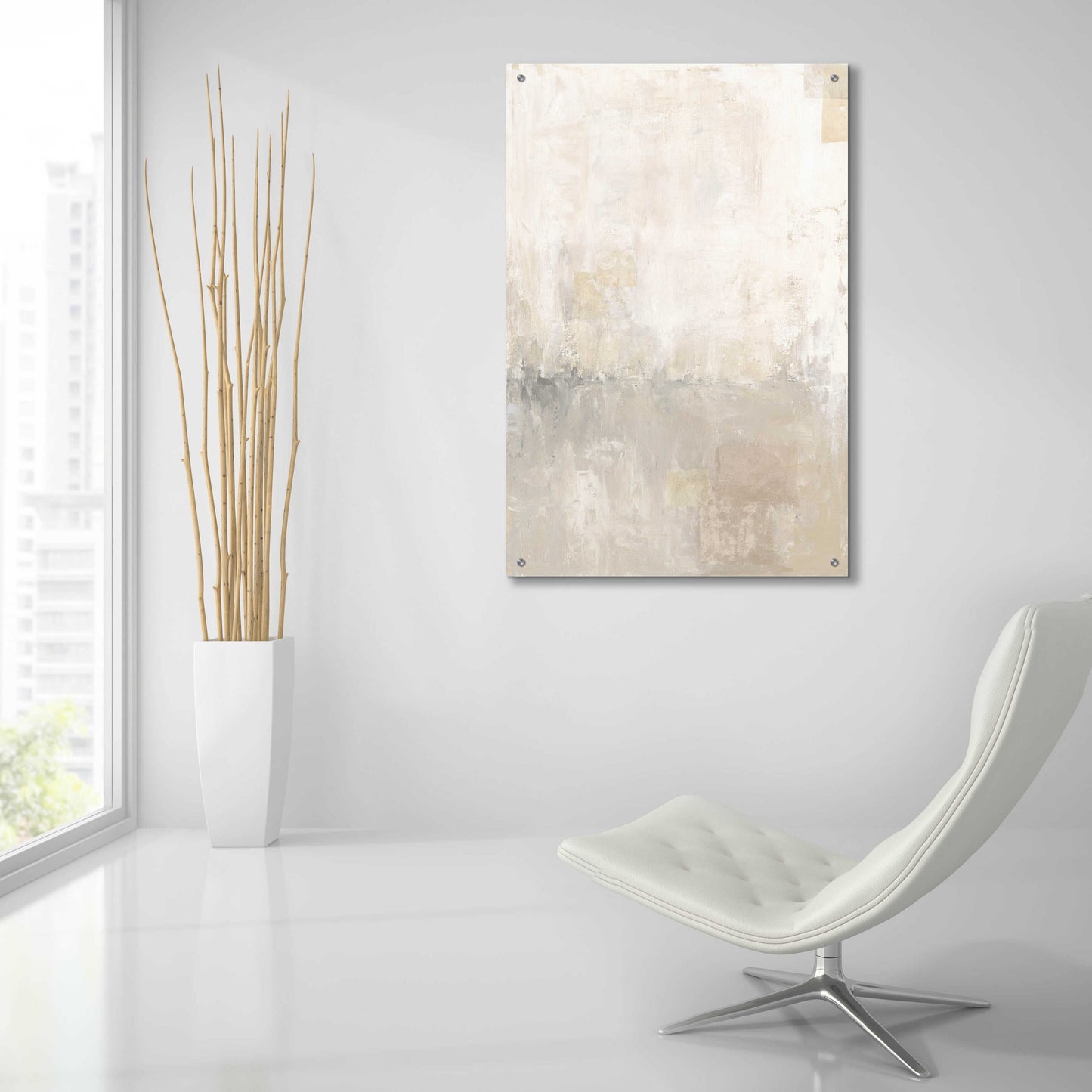 Epic Art 'Gray Morning Light II by Courtney Prahl, Acrylic Glass Wall Art,24x36