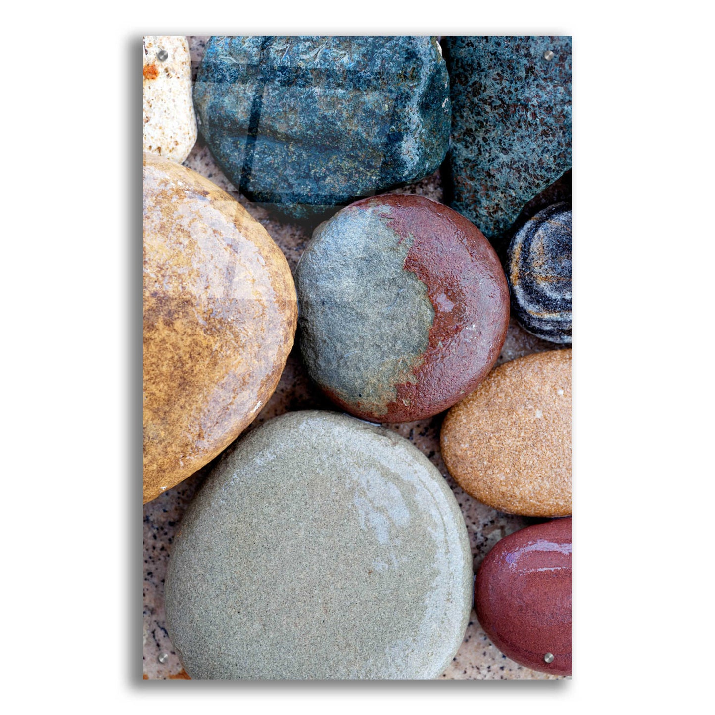 Epic Art 'Wet Stone Abstract' by Elena Ray, Acrylic Glass Wall Art