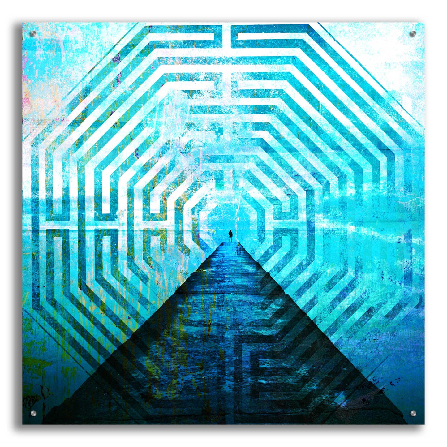 Epic Art 'Labyrinth' by Elena Ray, Acrylic Glass Wall Art