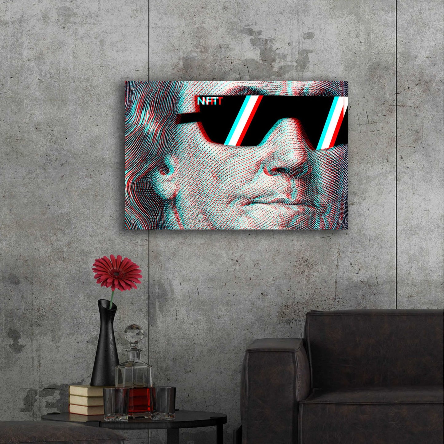 Epic Art 'NFT Degen' by Epic Portfolio, Acrylic Glass Wall Art,36x24