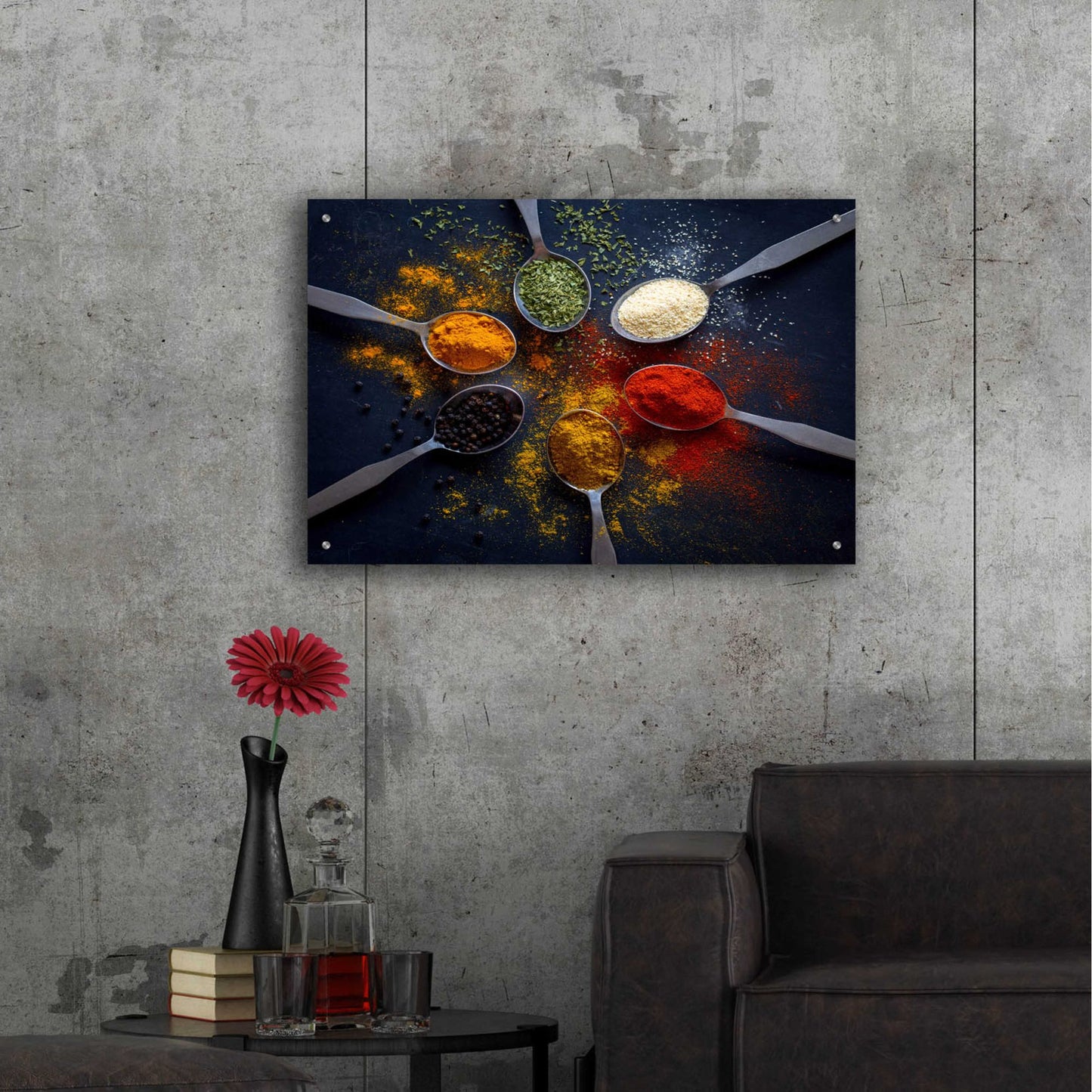 Epic Art 'Mama's Spices' by Epic Portfolio, Acrylic Glass Wall Art,36x24