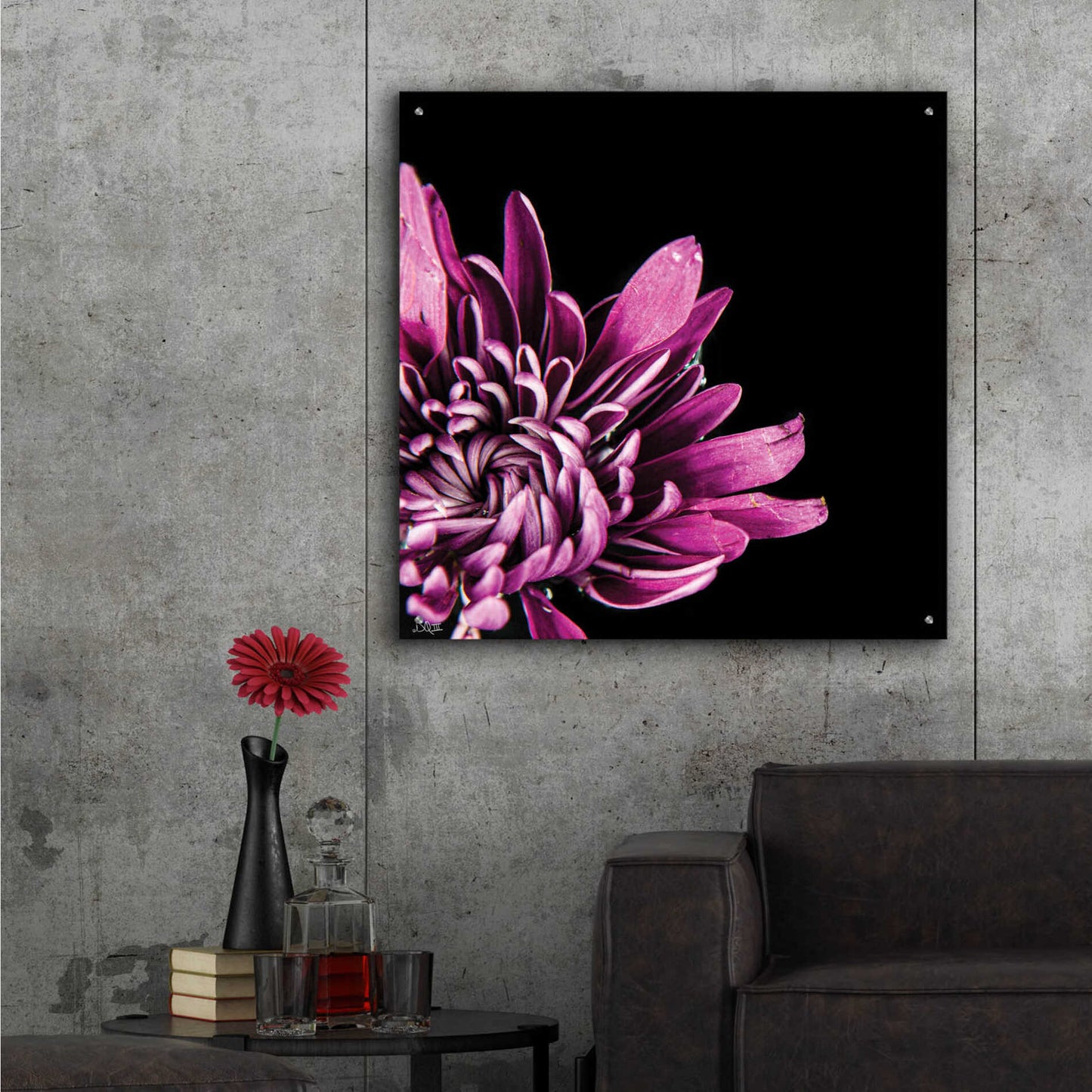 Epic Art 'Love Intertwined I' by Donnie Quillen, Acrylic Glass Wall Art,36x36