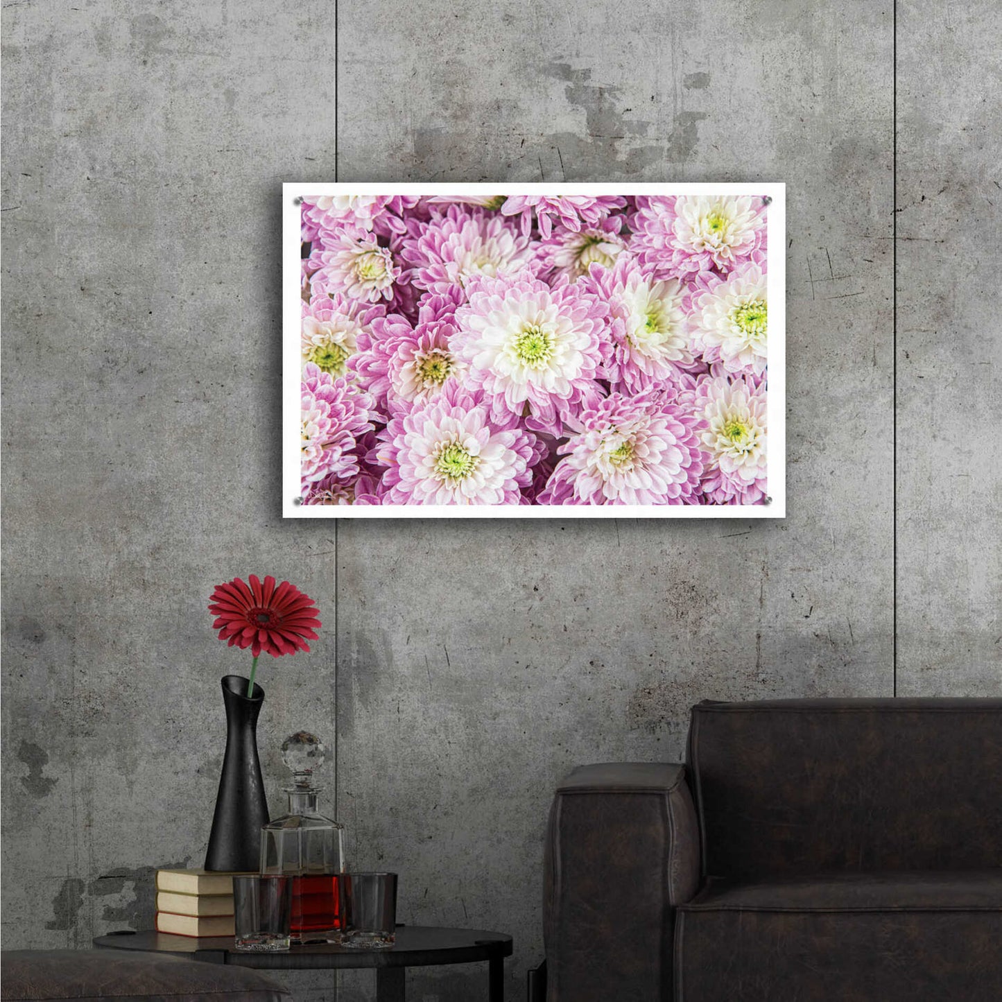 Epic Art 'Pretty in Purple I' by Donnie Quillen, Acrylic Glass Wall Art,36x24