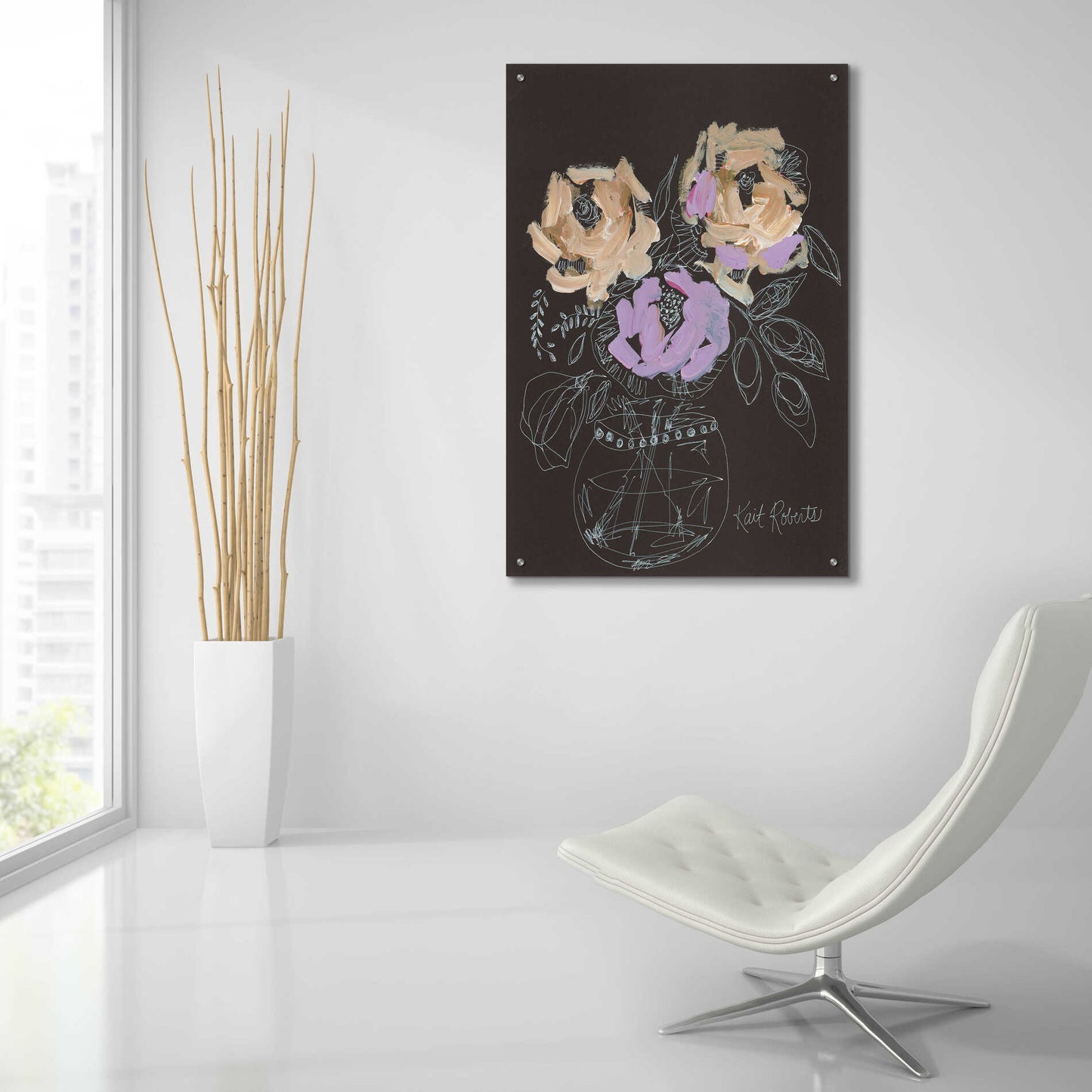 Epic Art 'Swooning for You' by Kait Roberts, Acrylic Glass Wall Art,24x36