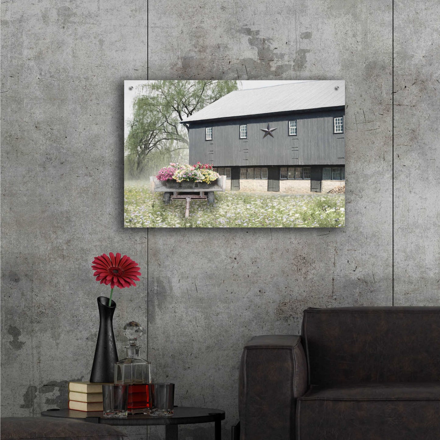 Epic Art 'Living Easy' by Lori Deiter, Acrylic Glass Wall Art,36x24