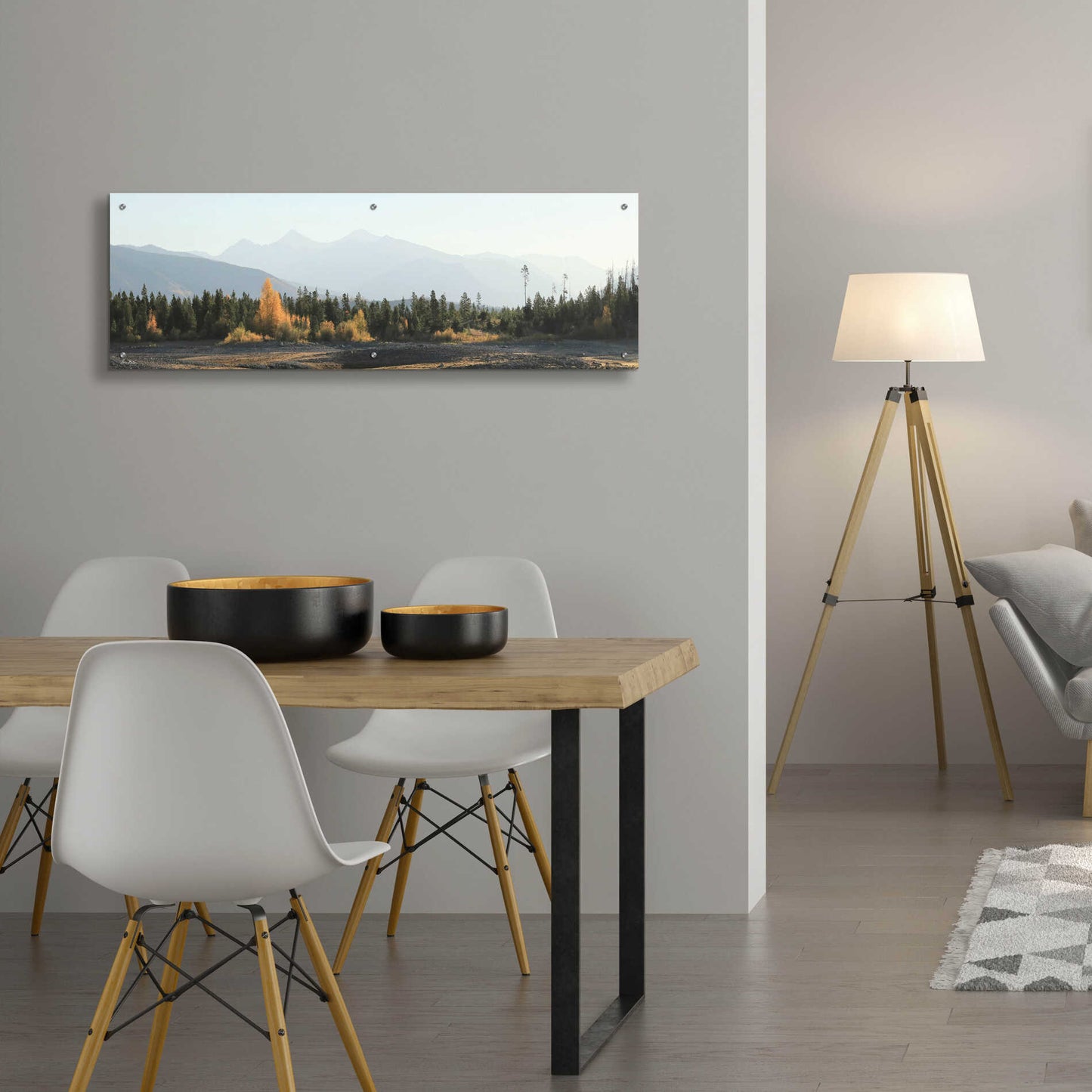 Epic Art 'Dillon Dam Sunrise' by Lori Deiter, Acrylic Glass Wall Art,48x16