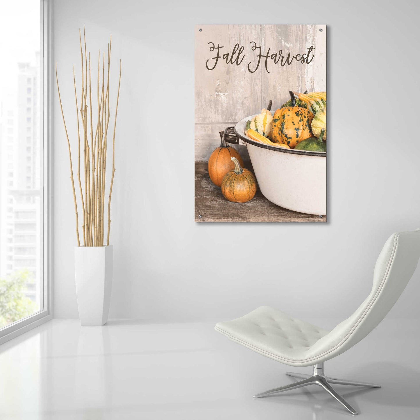 Epic Art 'Fall Harvest' by Lori Deiter, Acrylic Glass Wall Art,24x36