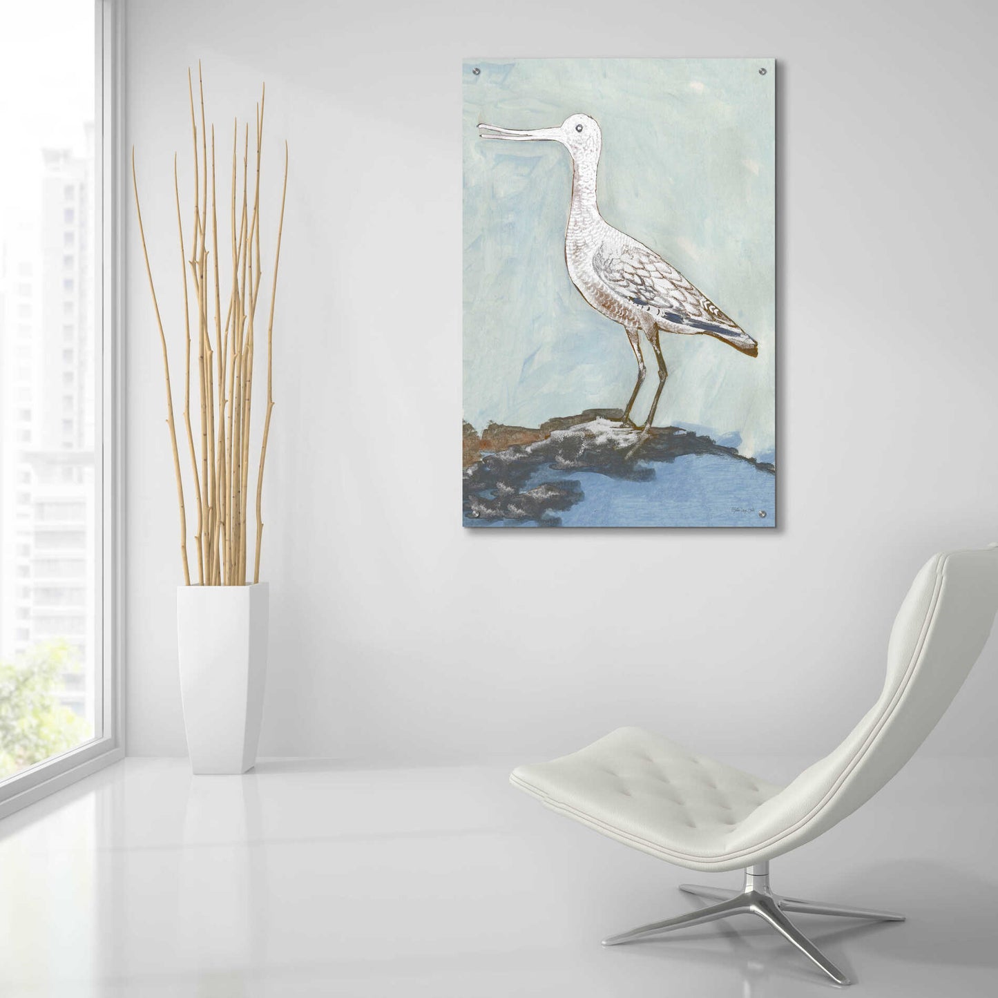 Epic Art 'Sea Bird 2' by Stellar Design Studio, Acrylic Glass Wall Art,24x36