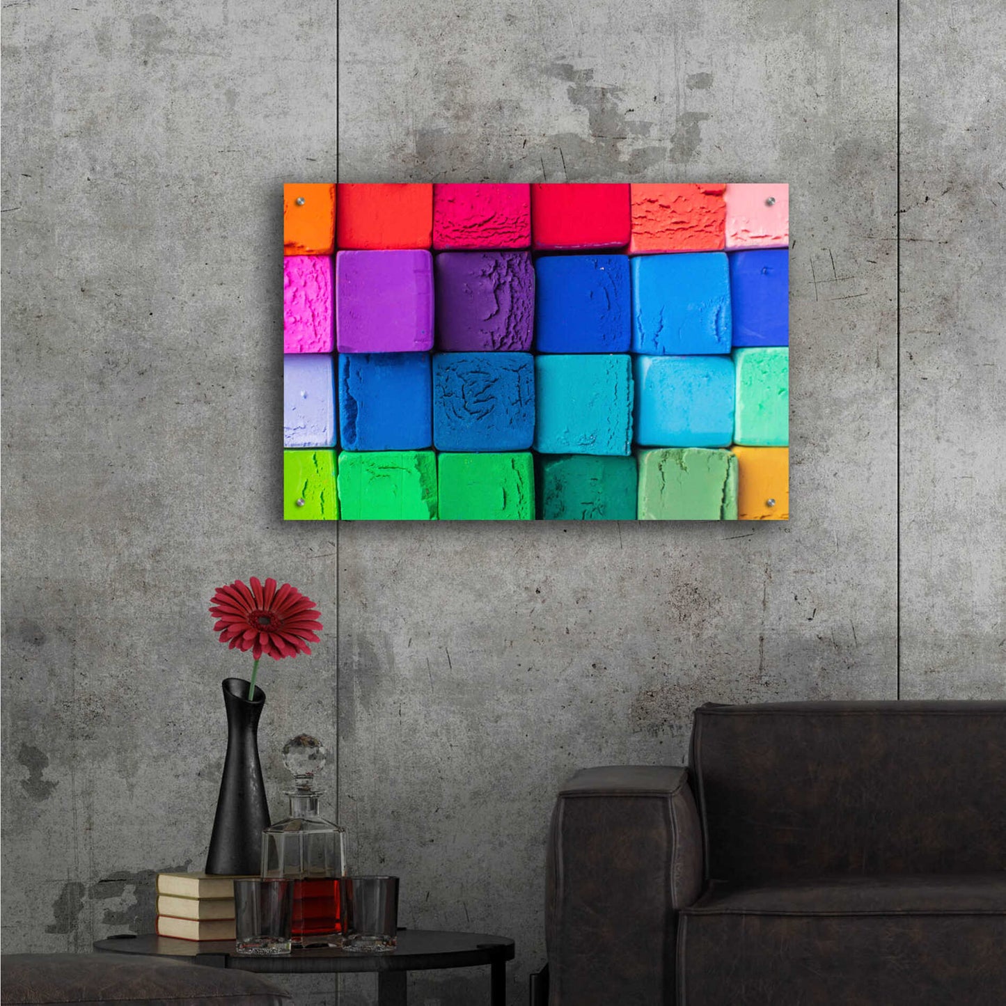 Epic Art 'Art Blocks' by Epic Portfolio, Acrylic Glass Wall Art,36x24