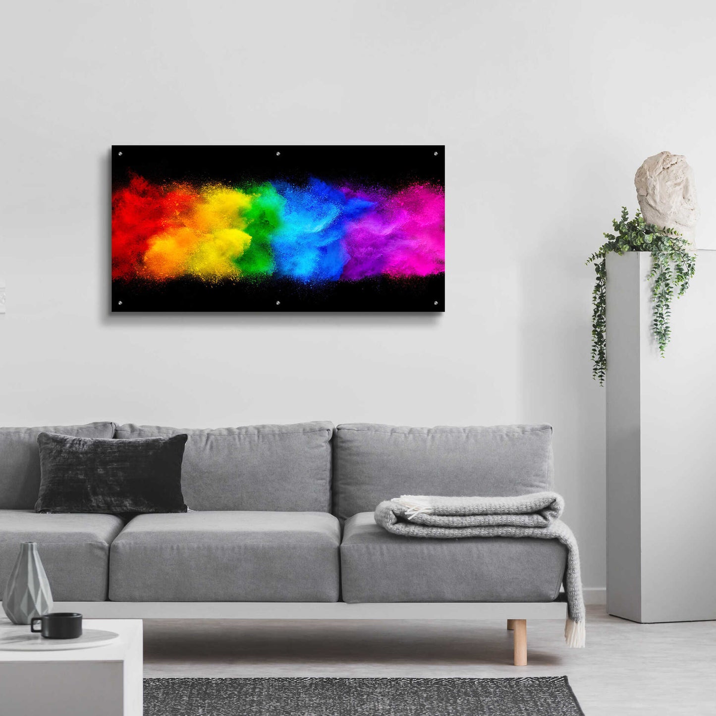 Epic Art 'Radiant Hurricane' by Epic Portfolio, Acrylic Glass Wall Art,48x24