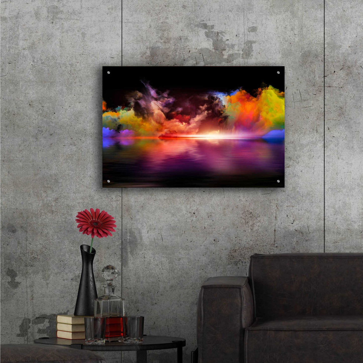 Epic Art 'Storm Surge' by Epic Portfolio, Acrylic Glass Wall Art,36x24