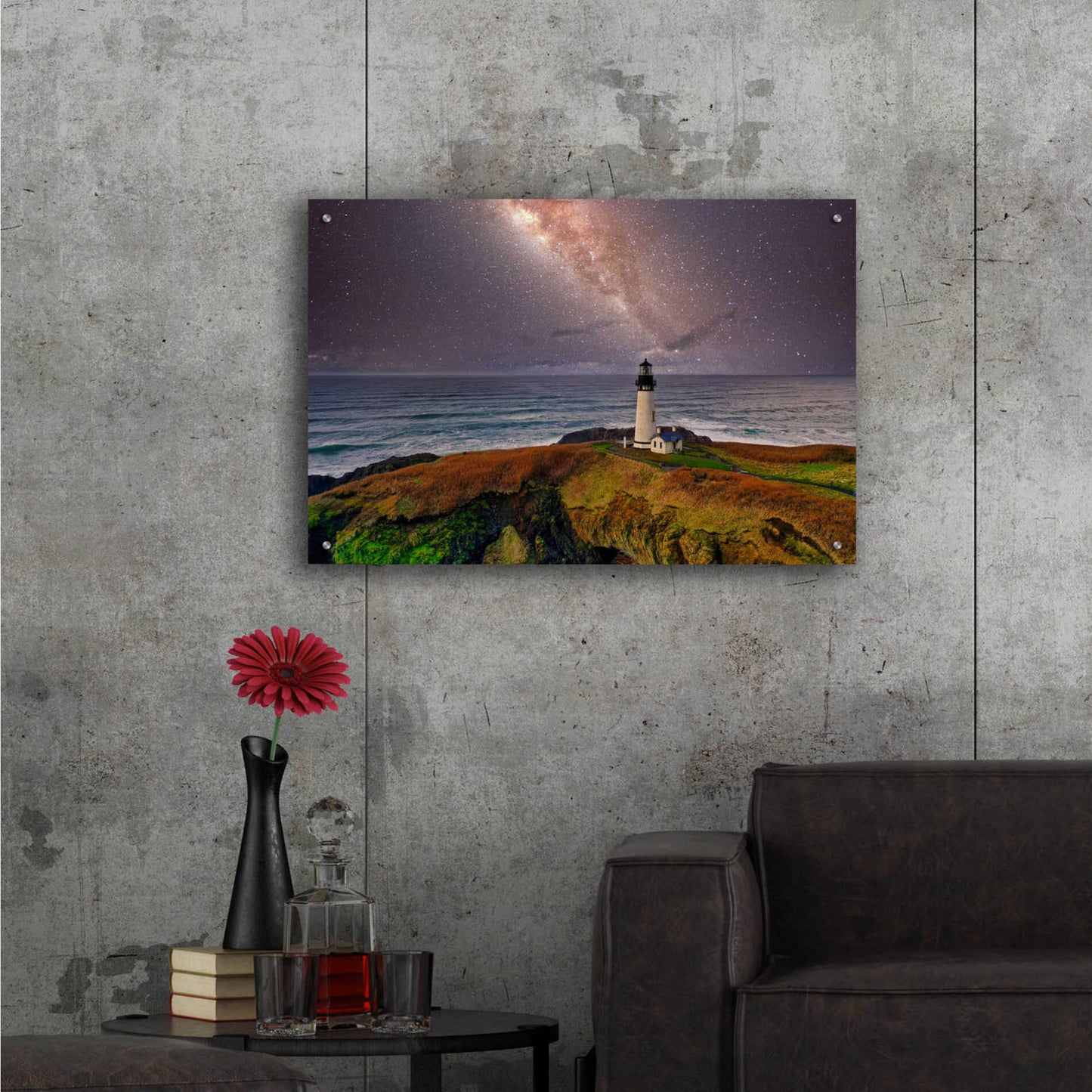 Epic Art 'Milky Way Beacon' by Epic Portfolio Acrylic Glass Wall Art,36x24