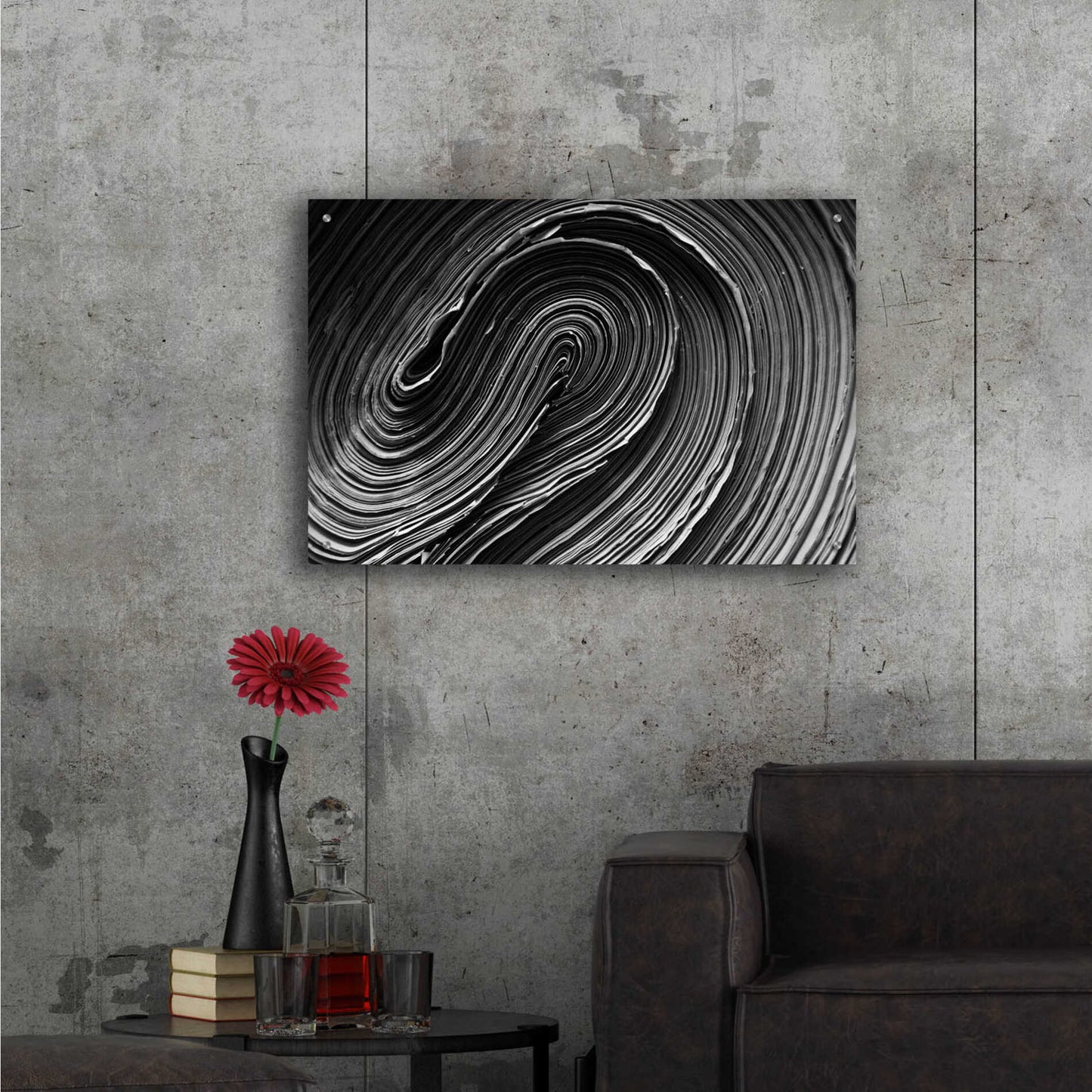 Epic Art 'Rolled Up' by Epic Portfolio Acrylic Glass Wall Art,36x24