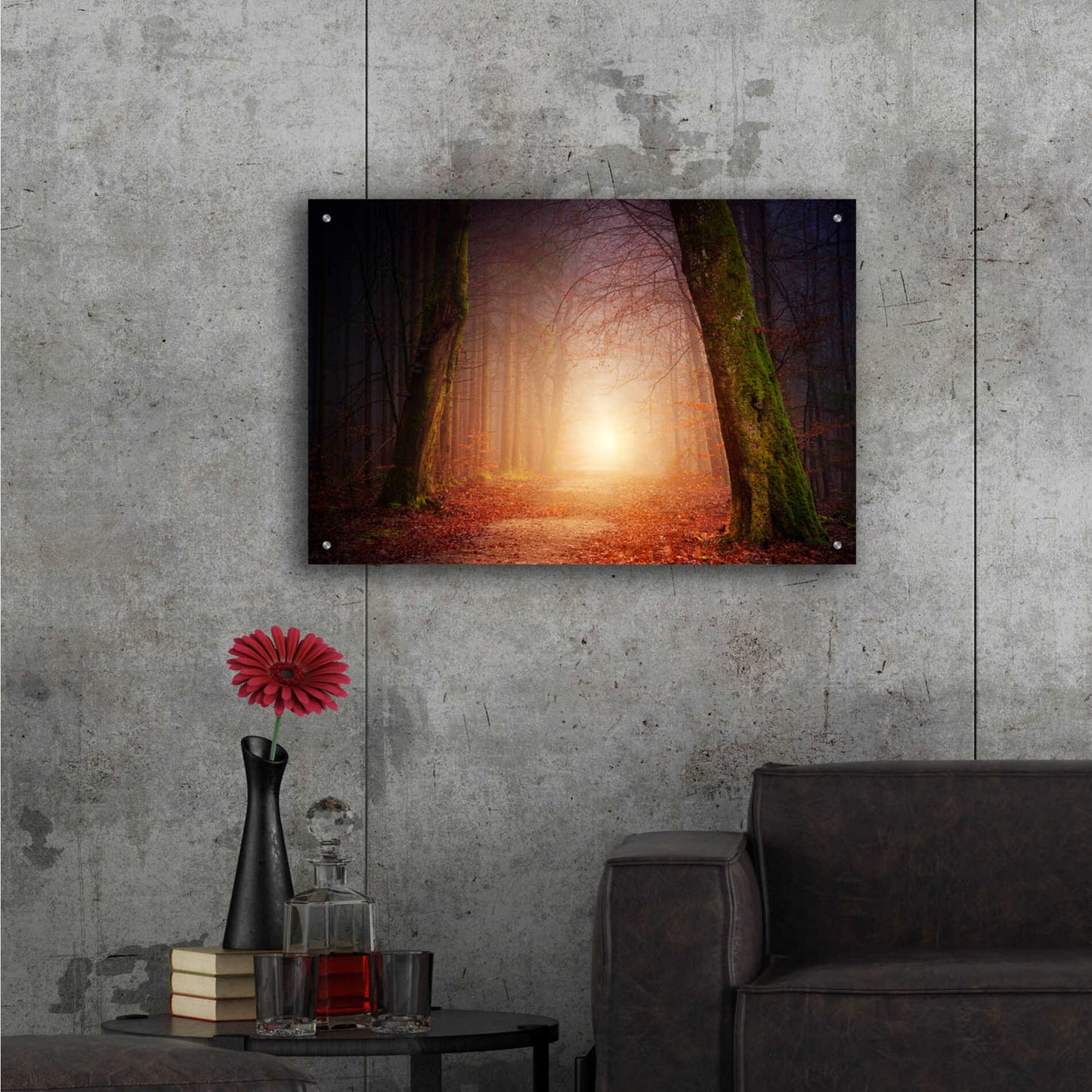 Epic Art 'The Unknown Path' by Epic Portfolio Acrylic Glass Wall Art,36x24
