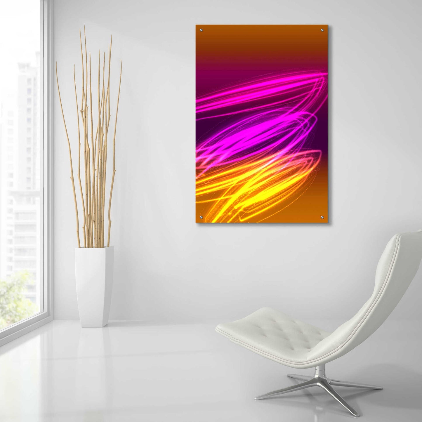 Epic Art 'Mysterious Light 10' by Irena Orlov, Acrylic Glass Wall Art,24x36