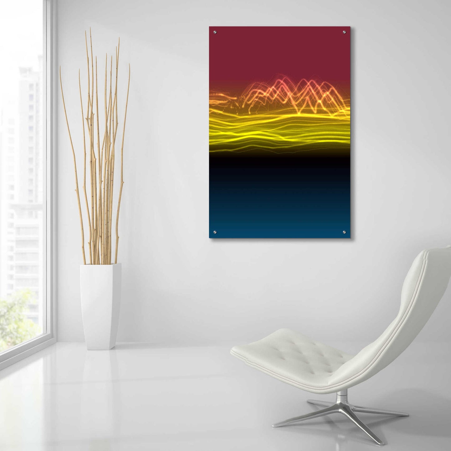 Epic Art 'Mysterious Light 25' by Irena Orlov, Acrylic Glass Wall Art,24x36