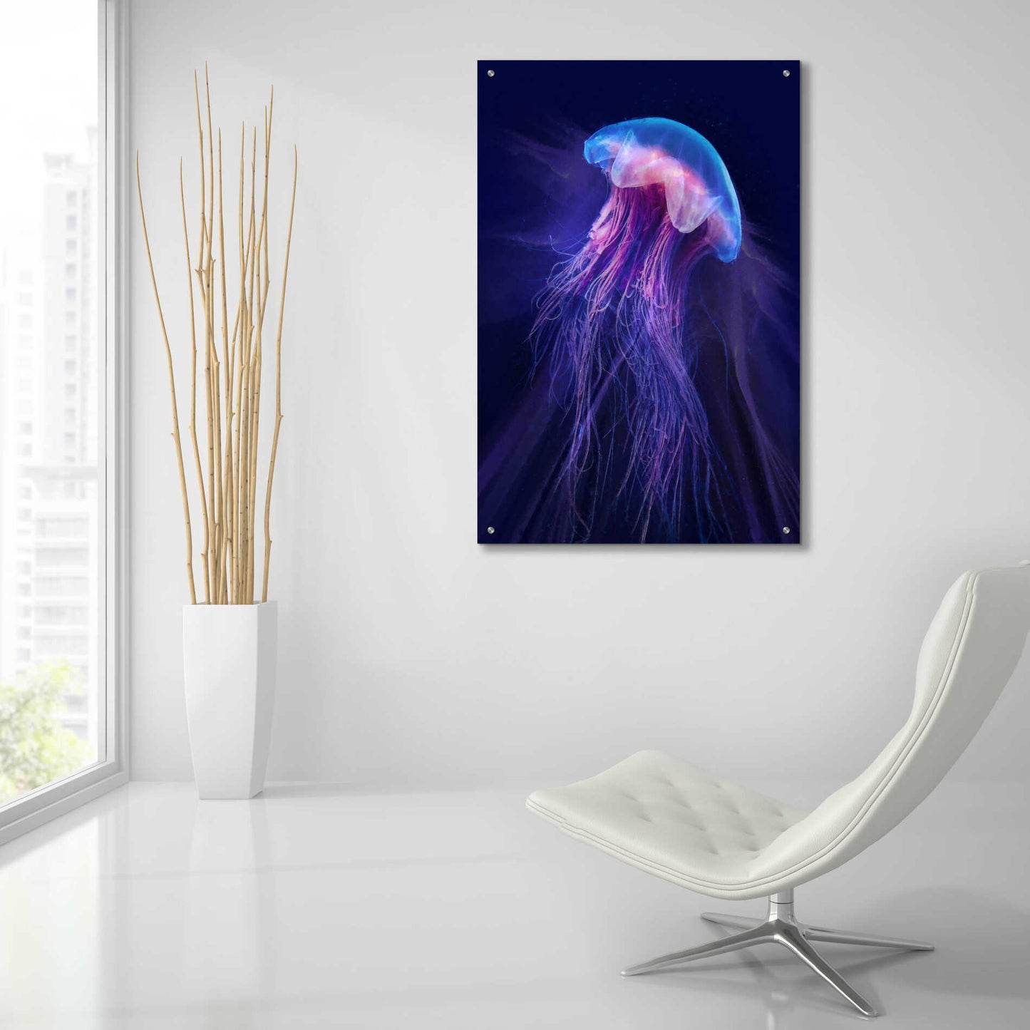 Epic Art 'Gelatinaous, Two' by Steve Hunziker, Acrylic Glass Wall Art,24x36