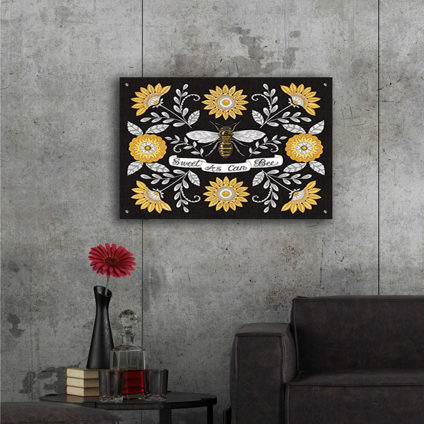 Epic Art 'Sweet As Can Be' by Deb Strain, Acrylic Glass Wall Art,36x24