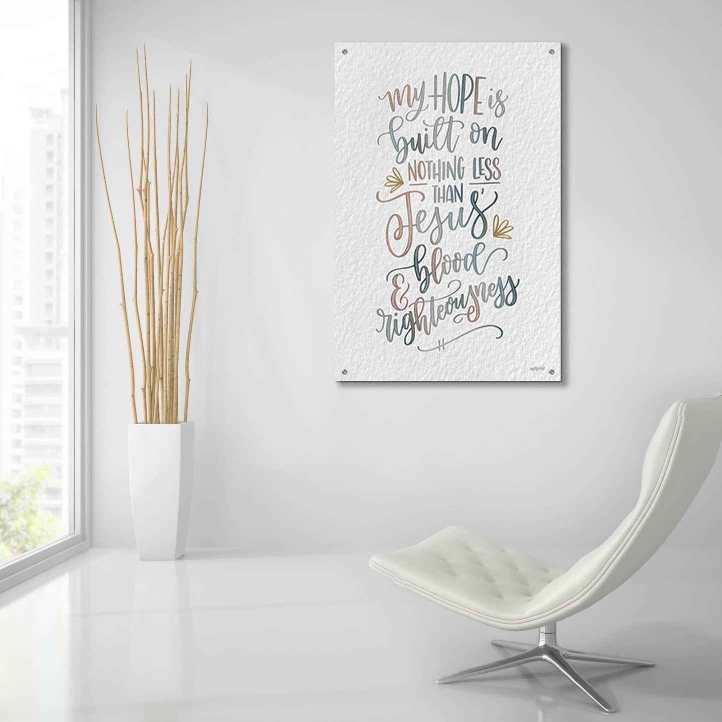 Epic Art 'My Hope' by Imperfect Dust, Acrylic Glass Wall Art,24x36