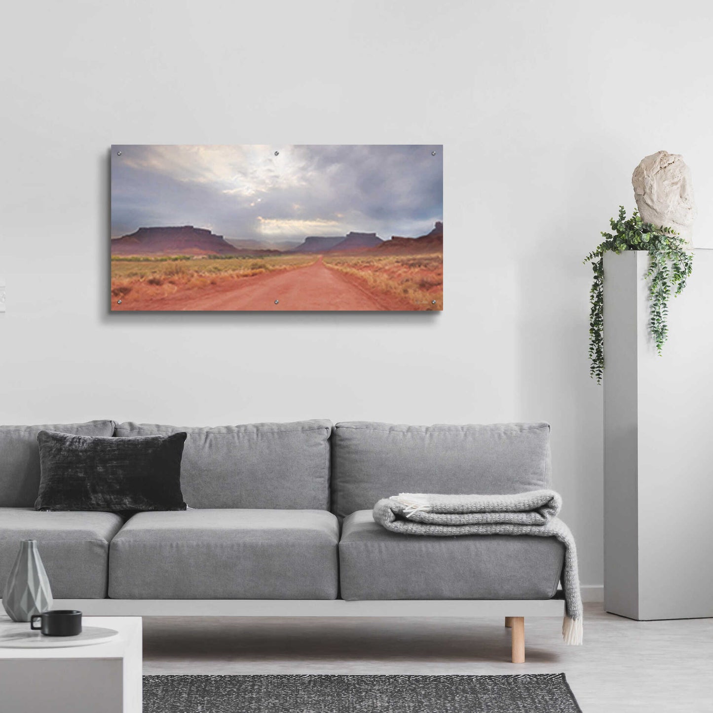 Epic Art 'Colorado Country Roads' by Lori Deiter, Acrylic Glass Wall Art,48x24