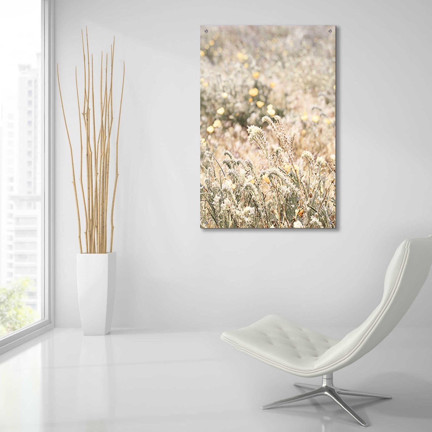 Epic Art 'Sweet Vintage Field' by Yass Naffas Designs, Acrylic Glass Wall Art,24x36